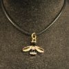Queen Bumble Bee Charm Necklace